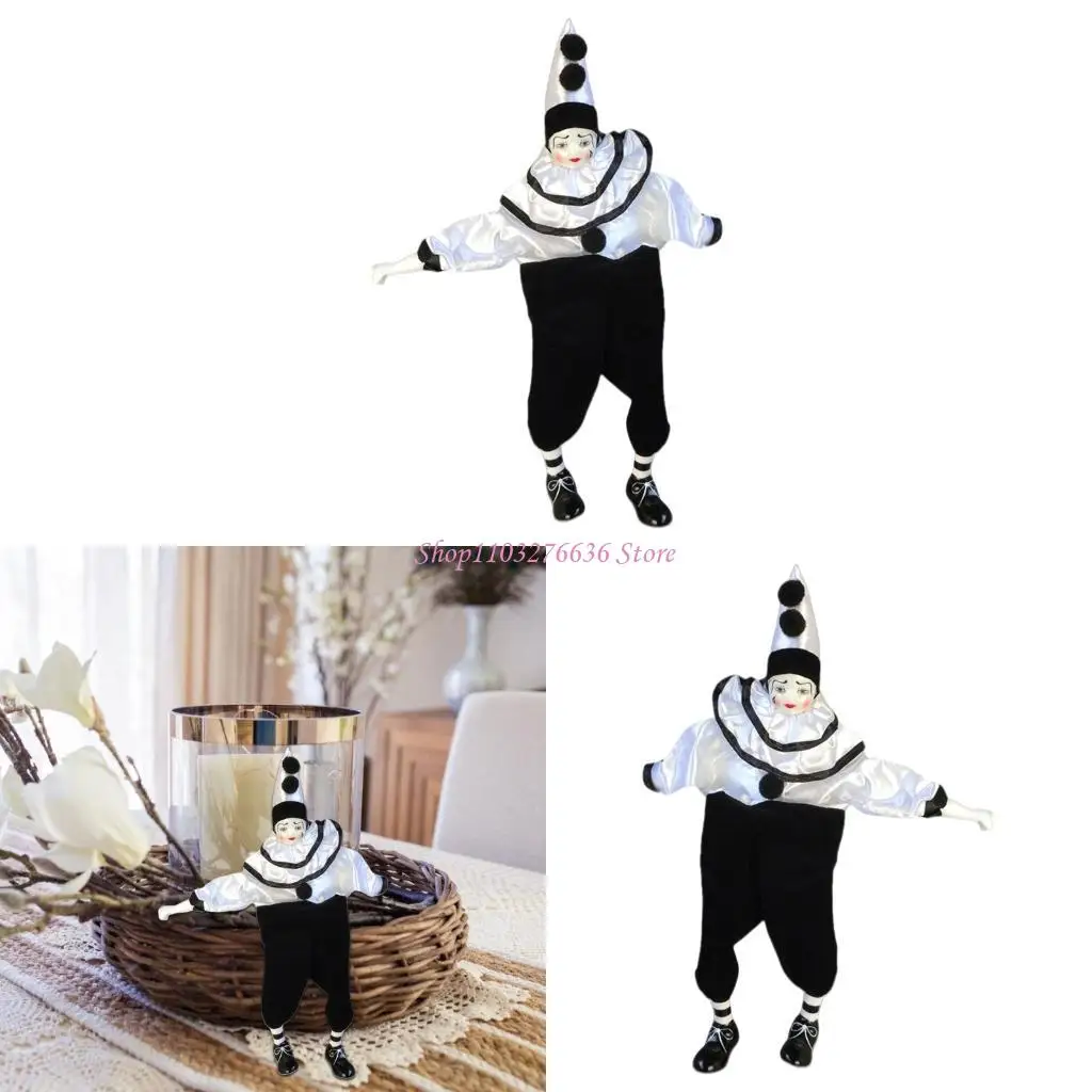 

R6FD Delicate 16 Inch Porcelain Doll Figurine for Living Room and Bedroom Decors