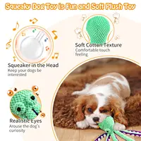 Squeaky Octopus Plush Dog Toy Indestructible Teething Chew Toy Interactive Sound Pet Stress Relief Boredom Toy for Dogs and Cats 4