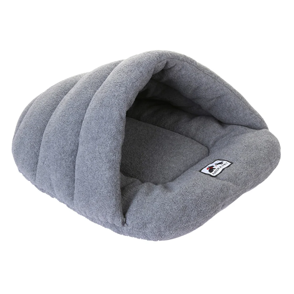 

Warm Sleeping Bag For Pets Cotton-Padded Cat Bed Puppy Mat Portable Nest For Small Animals Dog Beds Kitten Cushion Pet