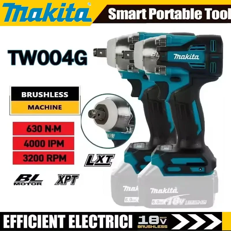 

Бесщеточная отвертка Makita TW004G 630N.m, беспроводная электрическая отвертка, перезаряжаемая дрель-шуруповерт для аккумулятора Makita 18 В.