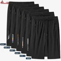 Plus Size 7XL 8XL Men's Summer Outdoor Hiking Shorts Quick Dry Stretchy Ice Silk Capri Pants Cargo Shorts Male Gym Jogger Shorts