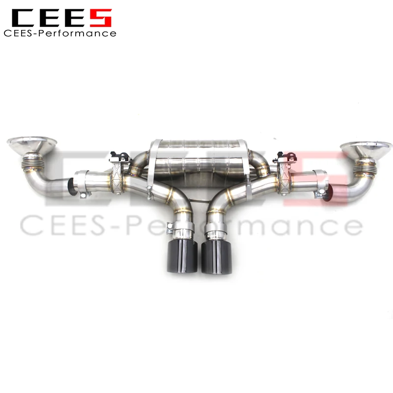 cees Tuning Catback Exhaust System for Porsche 911 992 GT3 4.0 2017+ Exhaust Pipe Muffler Escape Valvetronic Exhaust Pipes