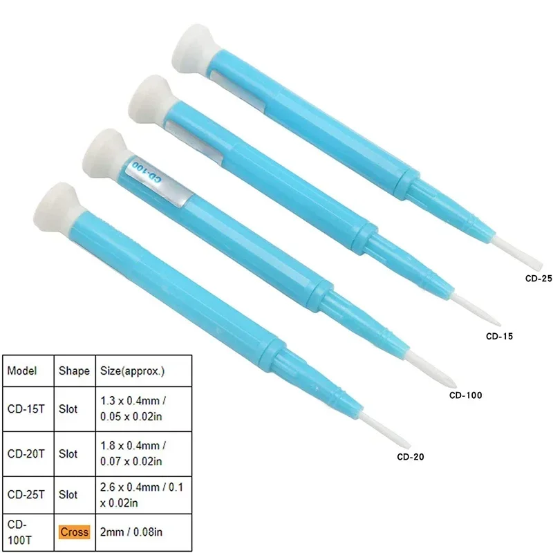 Anti-Static Ceramic Screwdriver Non-Conductive No-Magnetic Soldering Station Calibration Without Induction Adjust Frequency