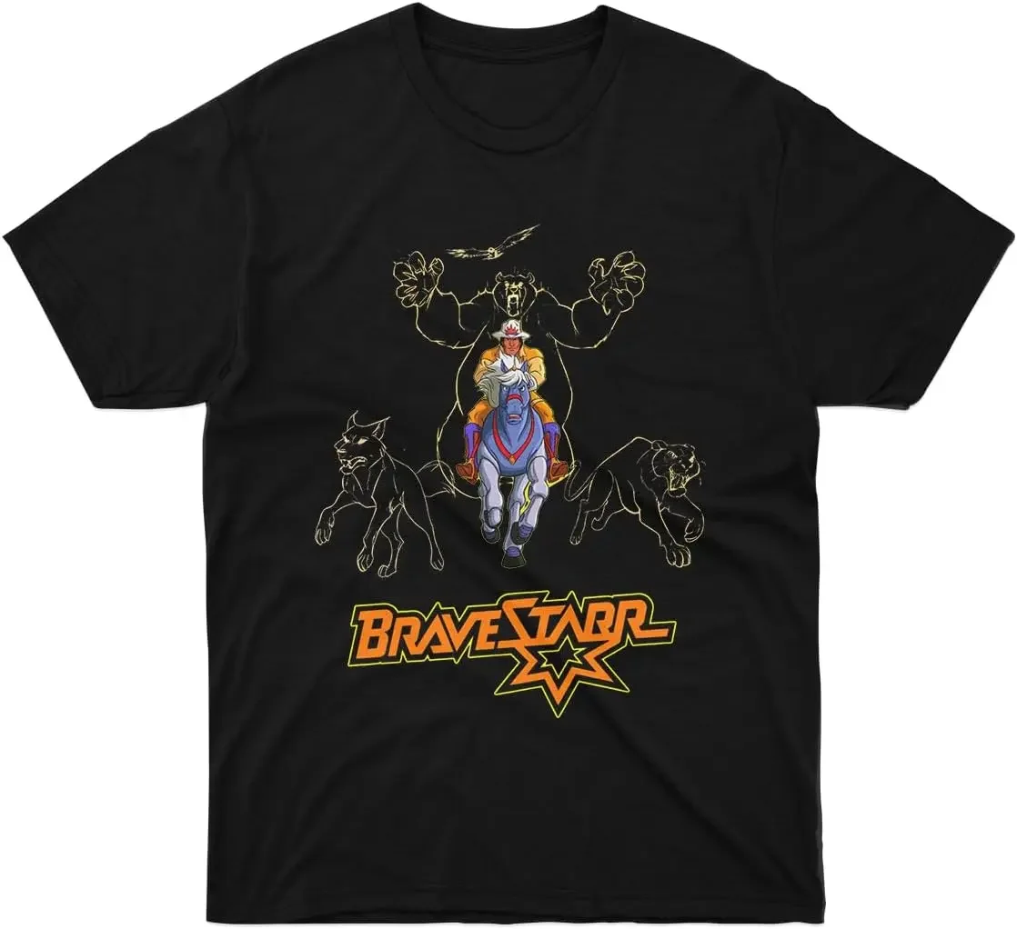 

T-Shirt Bravestarr Big Event Shirts Women Boy Sleeve Friend Girl Gift for Men Shirt Tee Unisex Short Novelty Family Multicolour