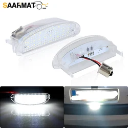 For Renault Clio MK2 1998-2005 For Twingo 1 1993-2007 1Pcs Car Styling LED License Number Plate Light OEM#:7700410754