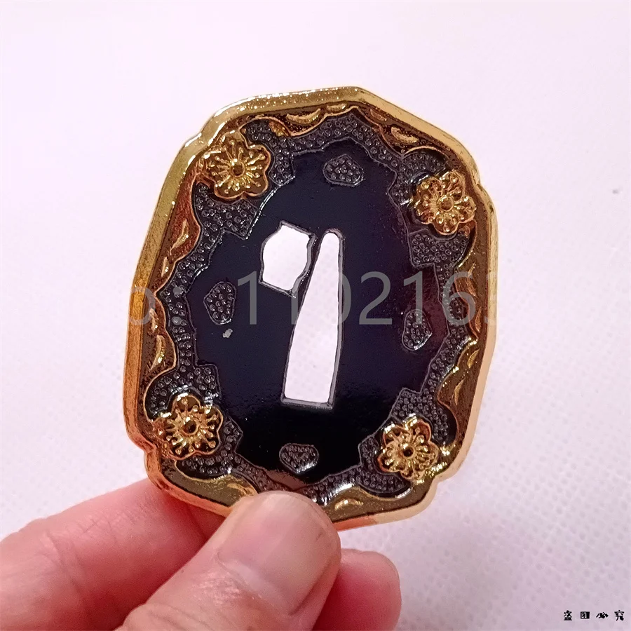 The whole set Alloy Sword Parts Tsuba Guard Habaki Seppa Fuchi Kashira Menuki Apply To Real Japanese Samurai Knife Fittings New