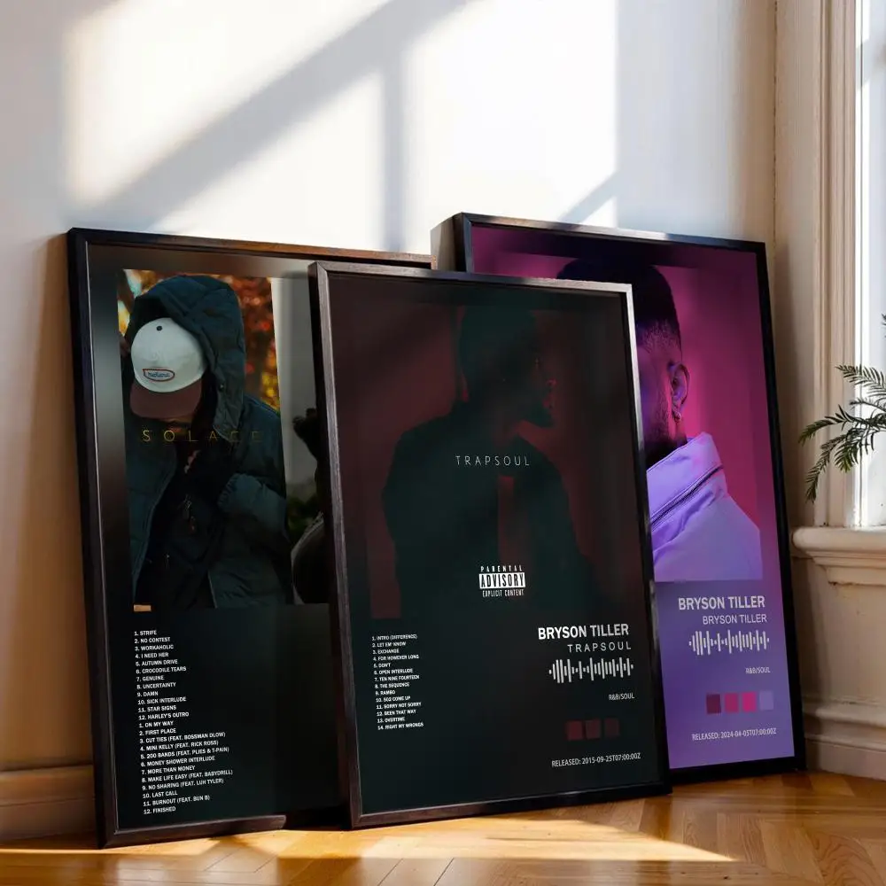 Bryson Tiller Poster Musik Album Cover für Zimmer Leinwand Malerei Druck Kunst Home Wand Dekor Bild Geschenk