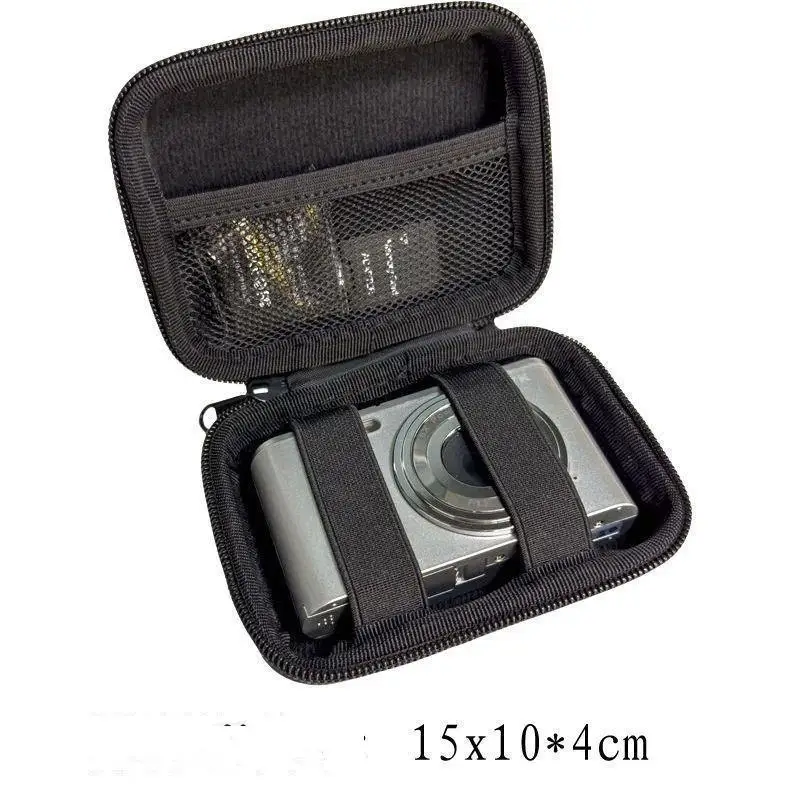 Hard Shell Camera Case Shockproof Easy to Carry Inner Mesh Pocket for Student Photography Enthusiast Travel Carrying