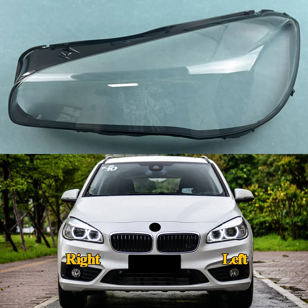 

For BMW 2 Series Wagon F45 F46 216i 218i 220i 225i 2016 2017 2018 2019 Car Headlight Headlamp Clear Lens Auto Shell Cover