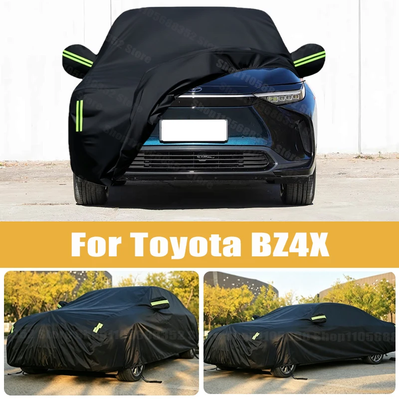 Car Cover Outdoor Protection Full Exterior Snow Cover Sunshade Dustproof Protection Cover Universal For Toyota BZ4X