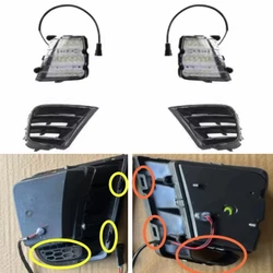 Fog Lamp Assembly Lampshade for Volkswagen vw POLO 11-19 Modified WRC Style Bumper Light Car Accessories