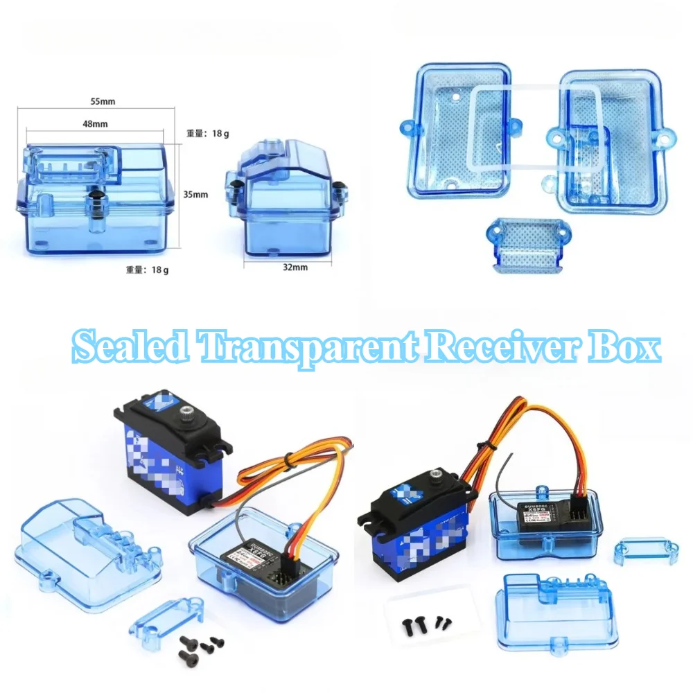 Rc Remo Hobby - Caixa transparente e selada, à prova