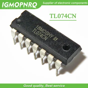 10pcs TL074CN TL074 DIP-14 Operational Amplifiers - Op Amps JFET Input Low Noise new original