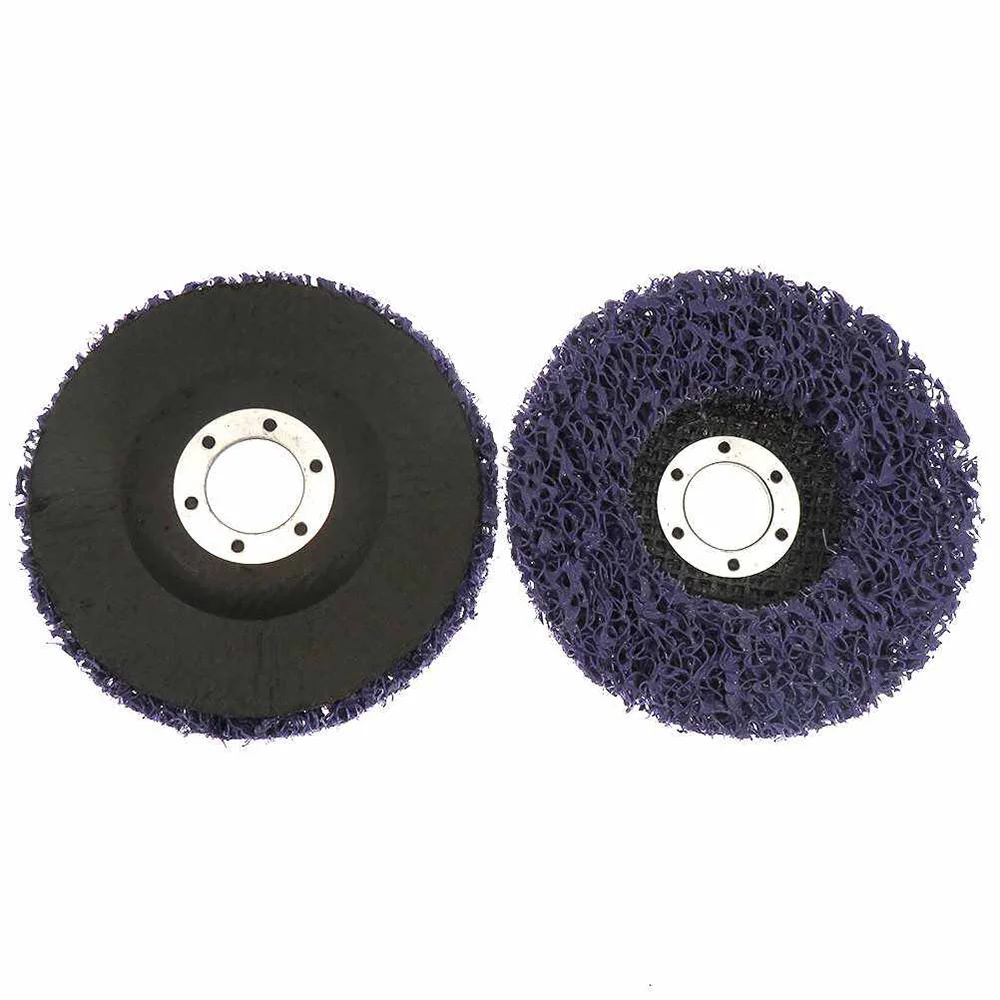 1-8Pcs 4.5-inch Purple Grinding Disc Stainless Steel Metal Grinding Wheel 115mm Louver Plate Durable Angle Grinder Accessories