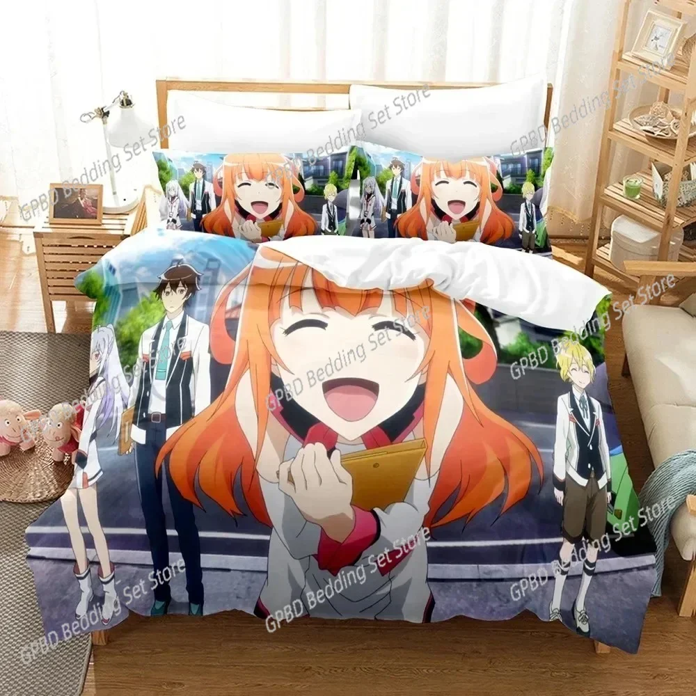 

Anime Plastic Memories Isla Comfortable Duvet Quilt Cover Pillowcase Bedding Set Children Bedroom Decoration Home Textile