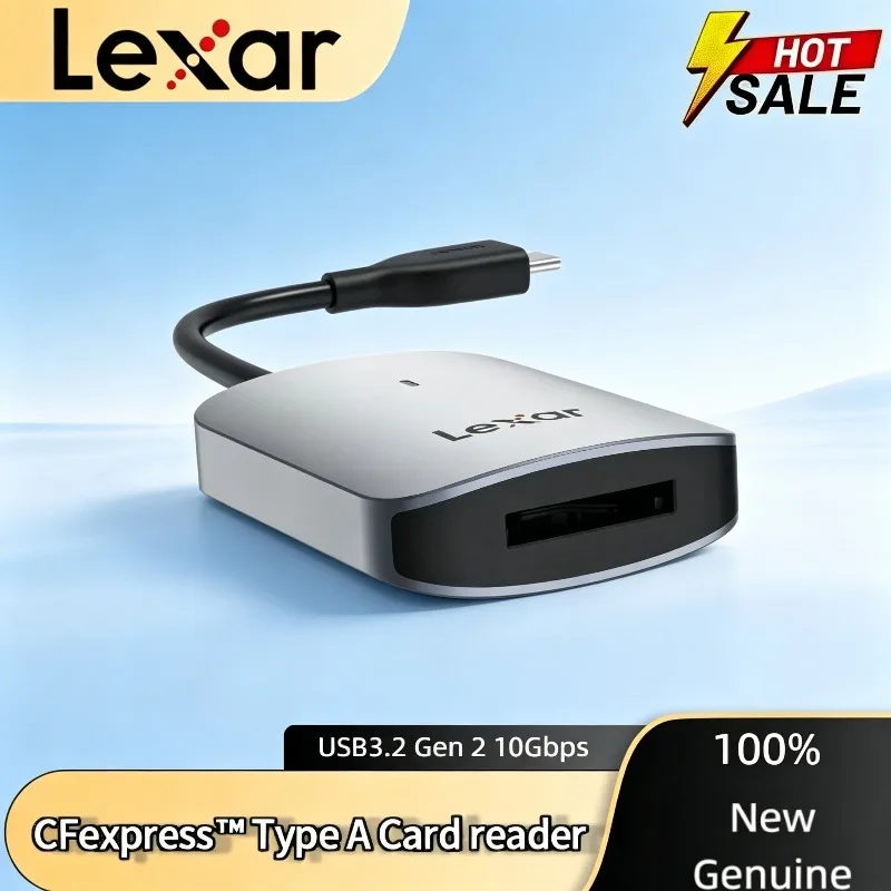 lexar-usb-32-gen2-cfexpress-type-aカードリーダー-10gbps-8k-usb-c-aカードリーダー-高速カード読み取り速度-900-mb-s-cfeカードリーダー