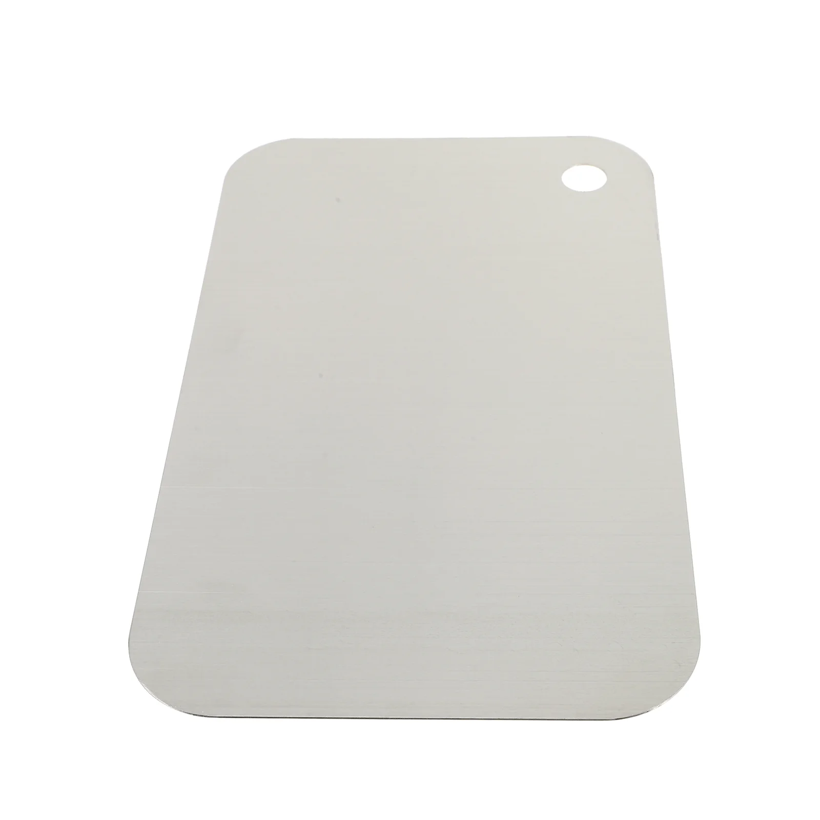 

Scraper Choppinng Block Stainless Steel Chopping Board Cutting for Kitchen Marble Silver Baby