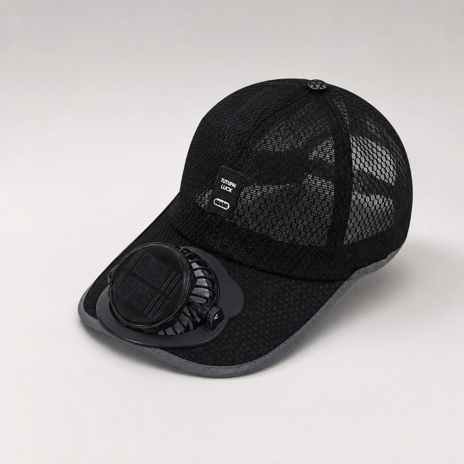 Hat with Fan Solar Powered Fan Hat Cooling Cap Breathable Adjustable for Gardeners, Gardening, Fishing