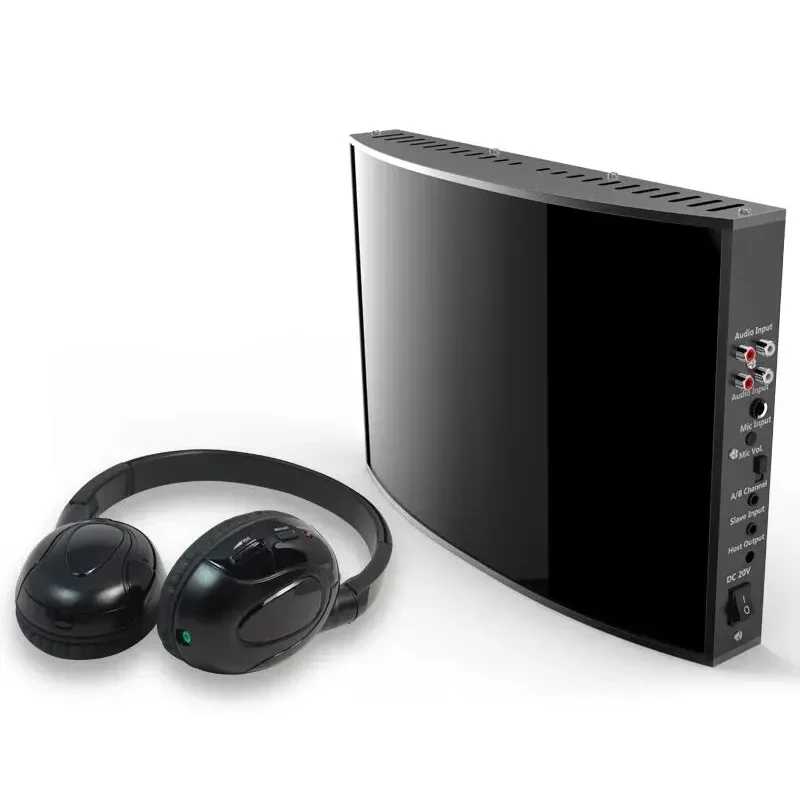 حار SaleIR 30 متر نظام سماعات الرأس اللاسلكية لاختبار IELT TOEFL ، صوت ستيريو