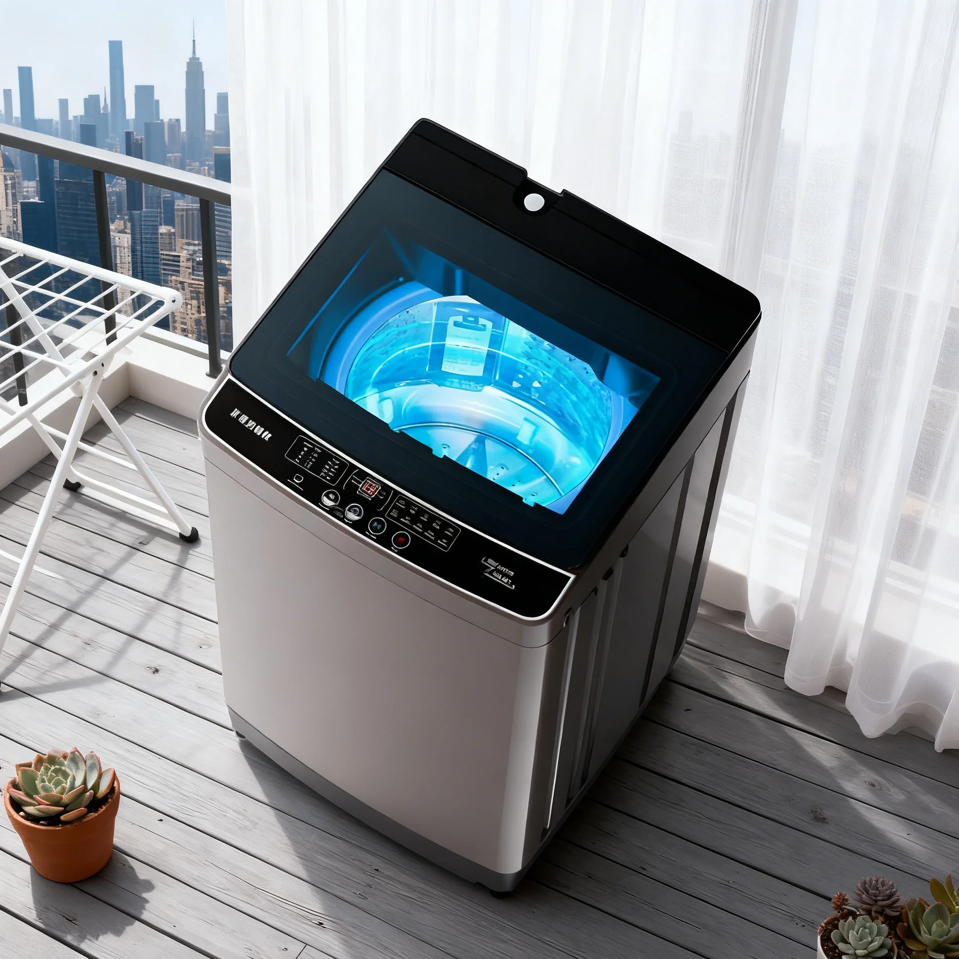 Large Capacity Fully Automatic Washing Machine With Drying Function For Household Use Top Opening Wave Wheel Washing Machine