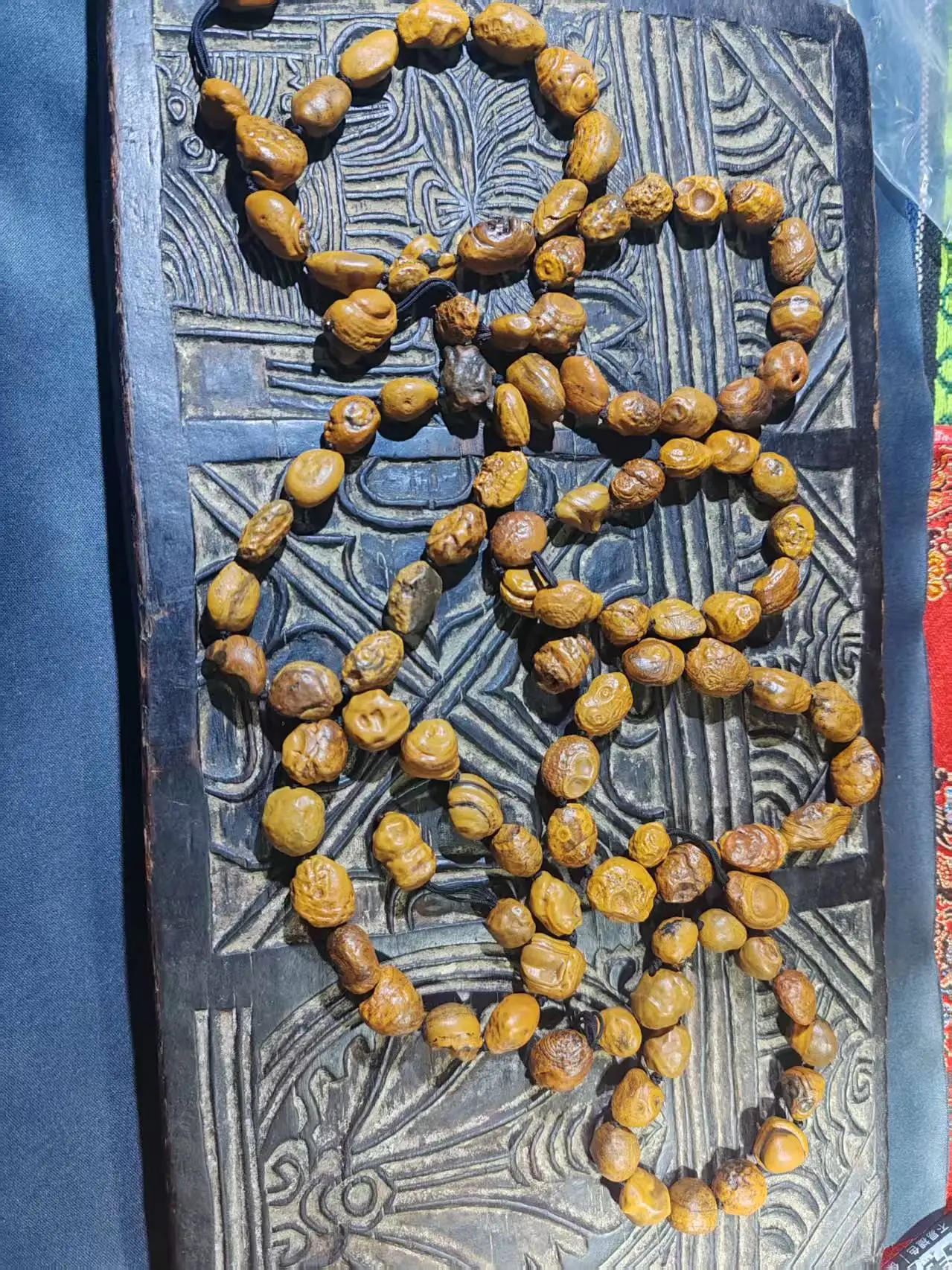 1pcs/lot Handmade Braided Stone Bracelet Drawstring One in a Thousand ancient primitive bracelet folk style Collectibles