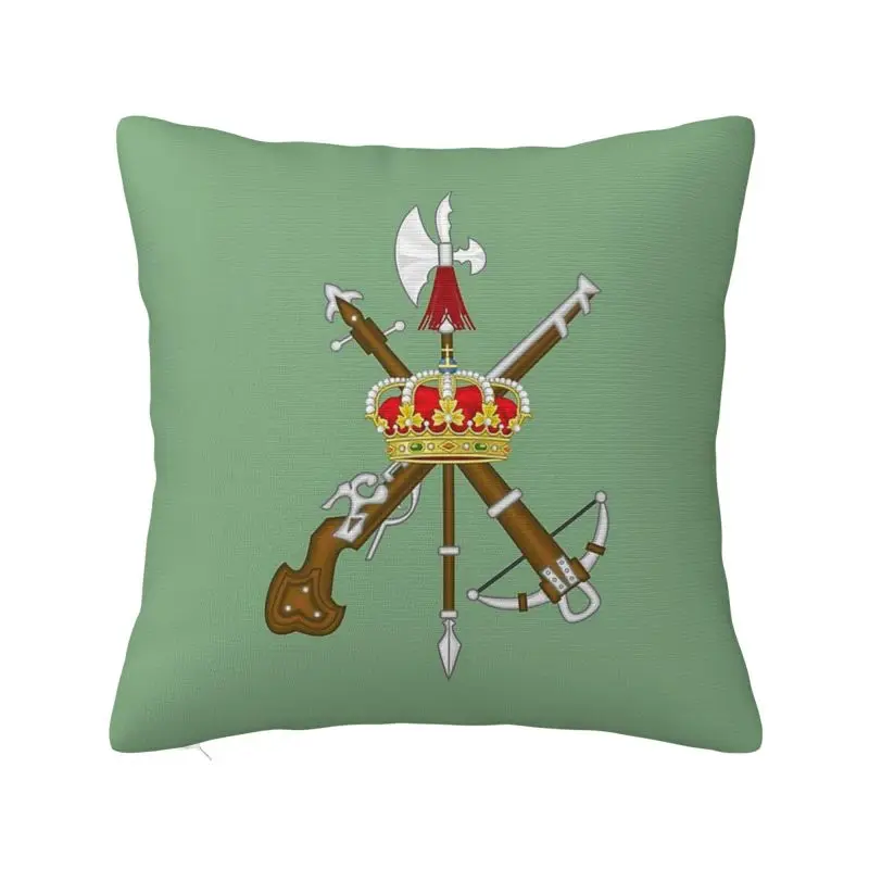 

Custom Spanish Legion Cushion Cover 40x40cm Spain Army Military Velvet Modern Pillow Cases Decor Home