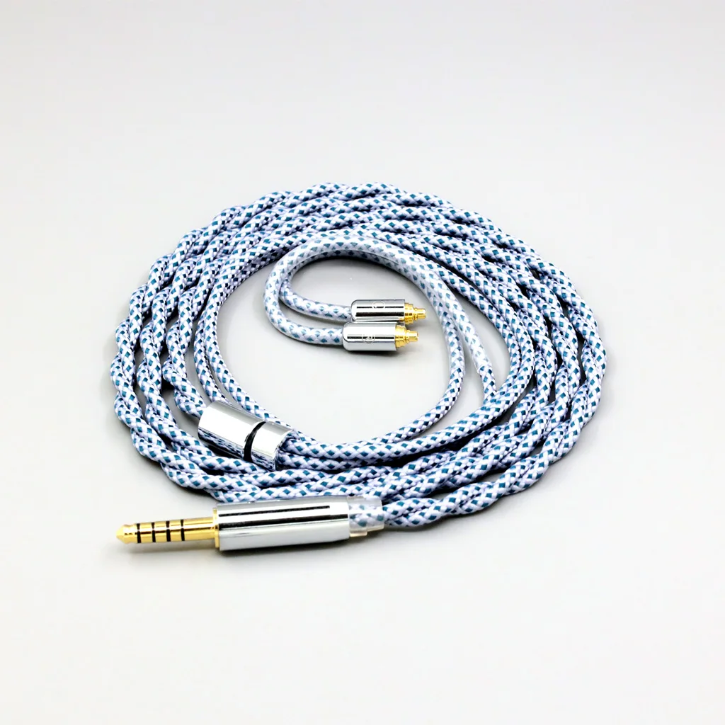 99% 퓨어 실버 믹스 그래핀 OCC 차폐 이어폰 케이블, DUNU DK-3001 4001 팔콘-C 휘저 하이든 A15 프로 A15 LN008635