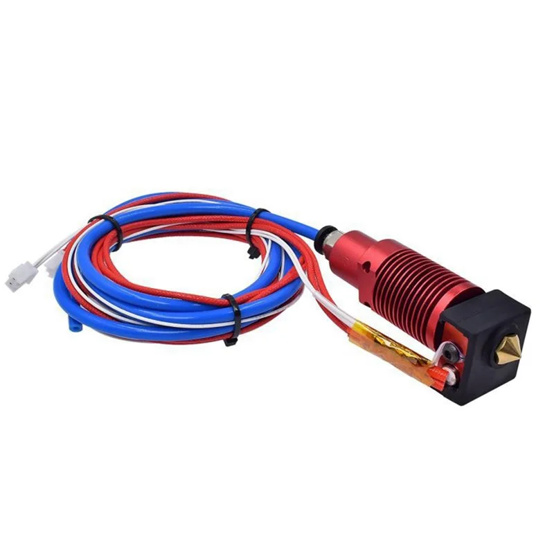 

3D J-Head CR10S PRO Hotend Extrude Hot End Kit Печатающая головка Круглый дистанционный экструдер Комплект для Creality Ender-3 CR10S PRO 12 В