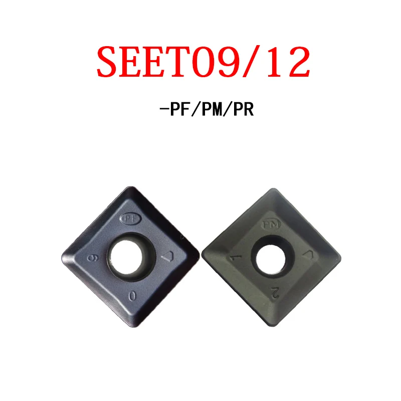 

SEET09T308 SEET120308 SEET SEET09T308PER SEET120308PER PM/PF/PR YBD152 YBG202 CNC Original Carbide Inserts Lathe Milling Cutter