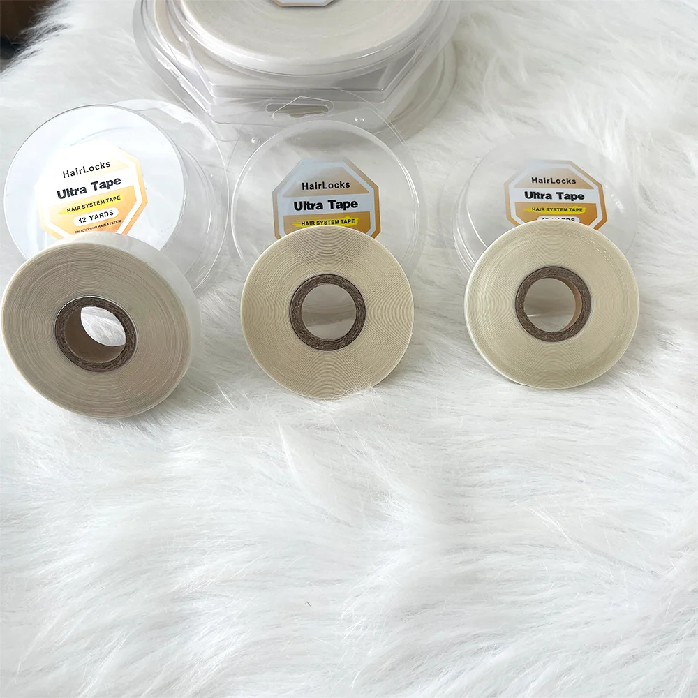 

All with box 0.8/1.0/2.0cm Width White Ultra Hold Tape Double side tape lace front tape hair tape wig tape
