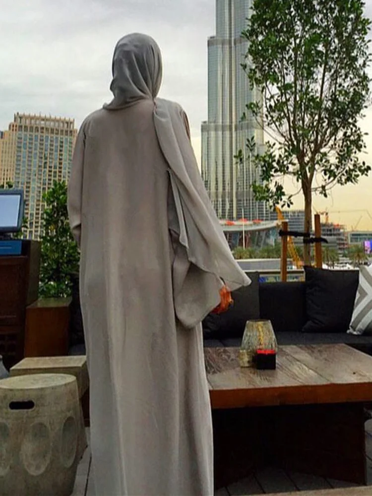 Ropa islámica turca Abaya abierta musulmana para mujer, vestidos largos florales con cuentas, vestido largo árabe de Dubái con cordones, caftán