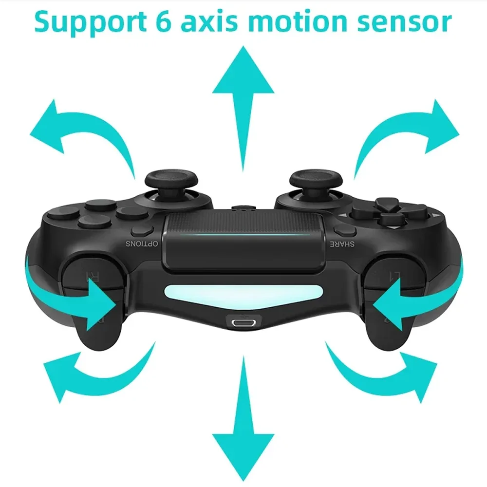 Controller wireless compatibile Bluetooth per console SONY Playstation PS4 Gamepad Controle Joystick per PC/Android/PS3/Steam