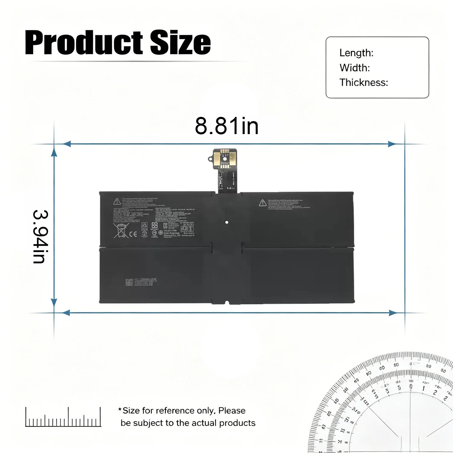 New Laptop Battery G3HTA074H DYNH03 For Microsoft Surface Pro 7+ Plus 1960 Tablet PC DYNH03 G3HTA073H