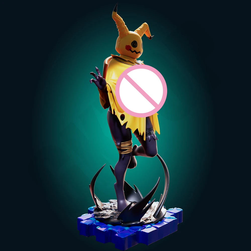 1:24 فوتا ضابط رو شبح ماوس NSFW ثلاثية الأبعاد طباعة الراتنج مجموعات الالعاب Gk غير مصبوغ تمثال لتقوم بها بنفسك المفكك تمثال أرقام نموذج اللعب