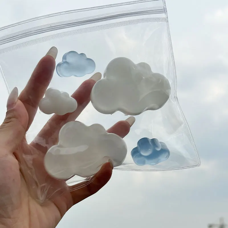Lindos juguetes blandos de nubes, juguete para apretar brillante y suave, juguete antiestrés para relajarse las manos, regalos de Navidad, juguetes antiansiedad