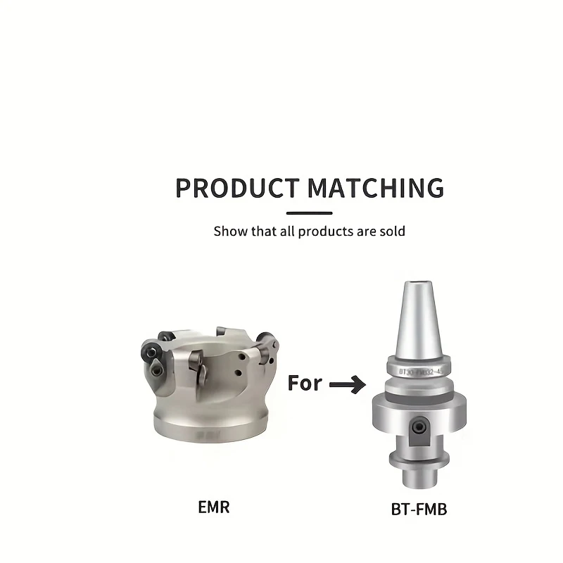 

1pc EMRW 6R 50 22 60 80 Face Mill Indexable Milling Cutter Holder CNC Lathe Machine Tool for RPMT1204 Round Inserts