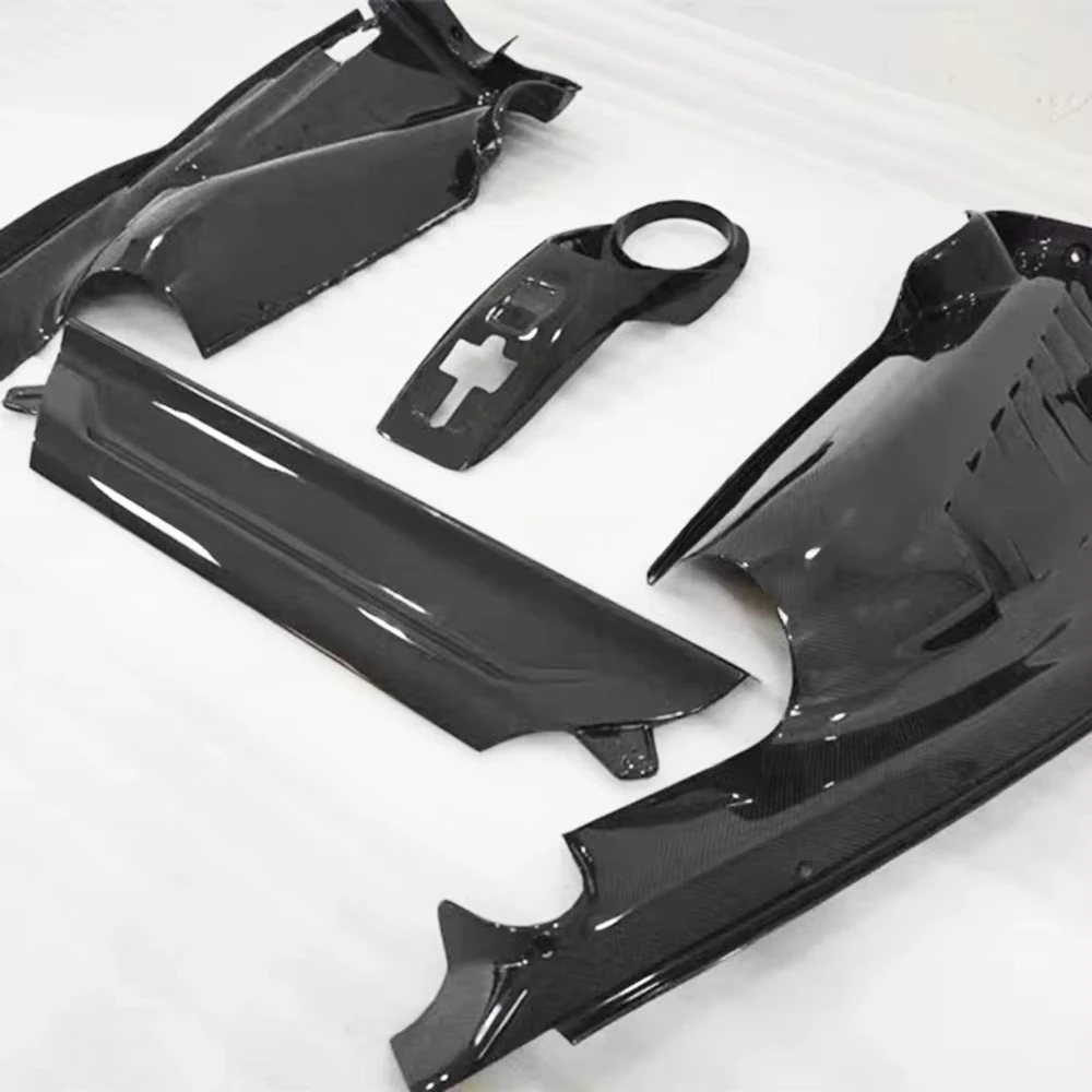 Dry Carbon Fiber Engine Bay Dress up Kit Engine Cover for Ferrari-F8 Interior Kits