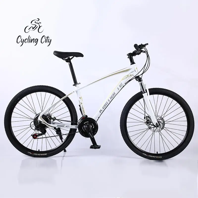 

Aluminum Alloy Variable Speed Mountain Bike Cycling City Shock Absorption 26Inch 27Speed Double Disc Brake New 2023 DropShipping