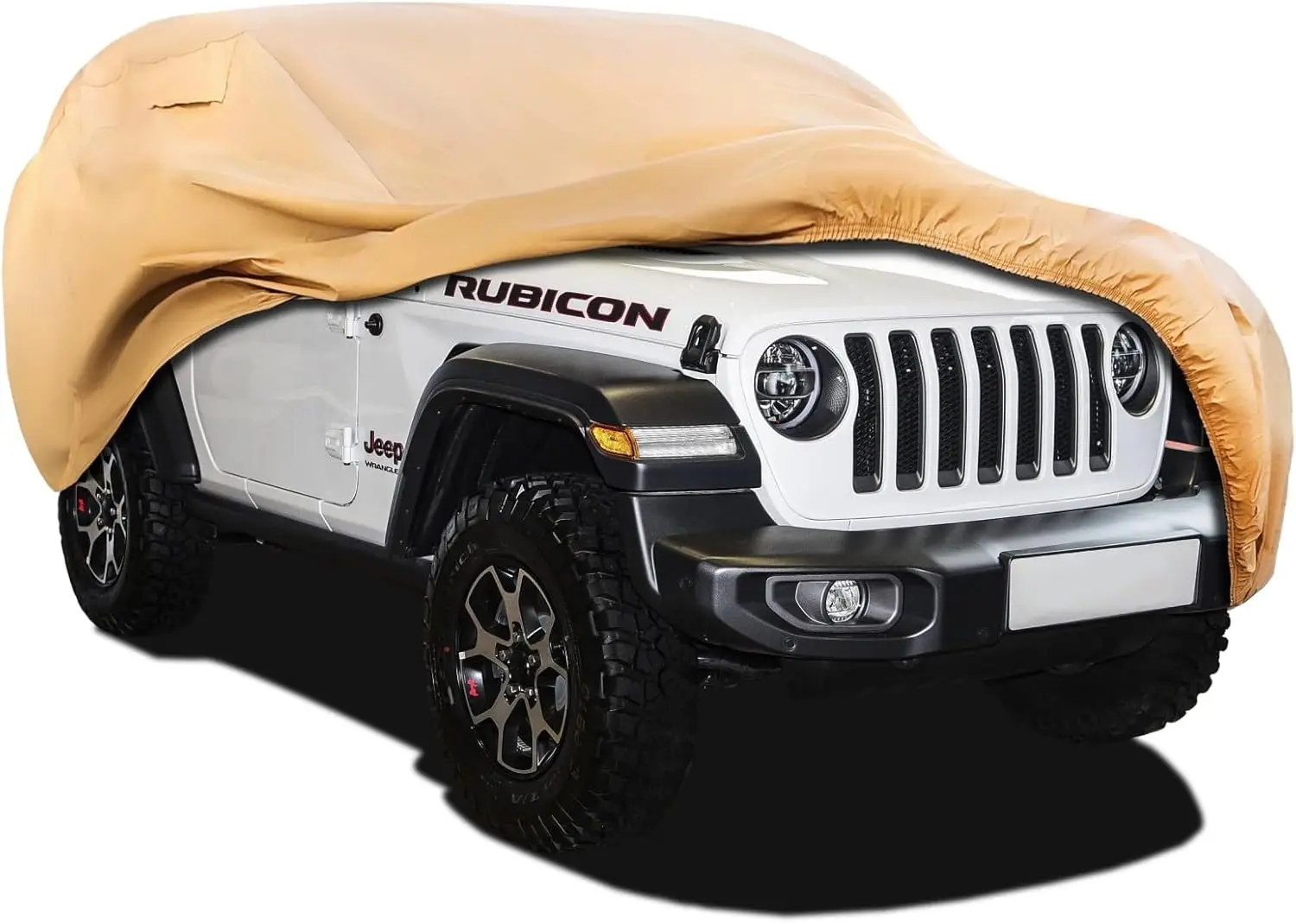 

Custom Fit Jeep Wrangler 2 Door Outdoor Car Cover, All-Weather Waterproof Windproof UV Protection
