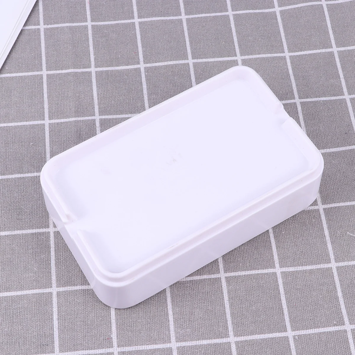 

Melamine Rectangular Hot Pot Dish Plastic Barbecue Plate Small White Serving Platter for Home Restaurant Parties