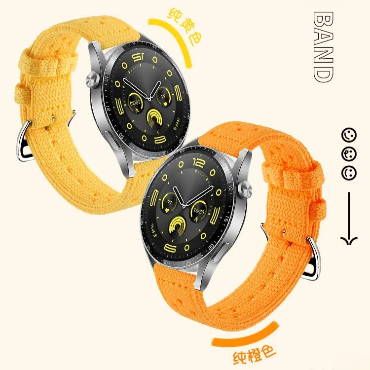 

Nylon Strap Band 22mm for HUAWEI Watch GT4 GT5 Pro 46mm GT2 GT3 Watch4 Ultimate GT Runner Watch3 for Xiaomi Watch S4 Men Women