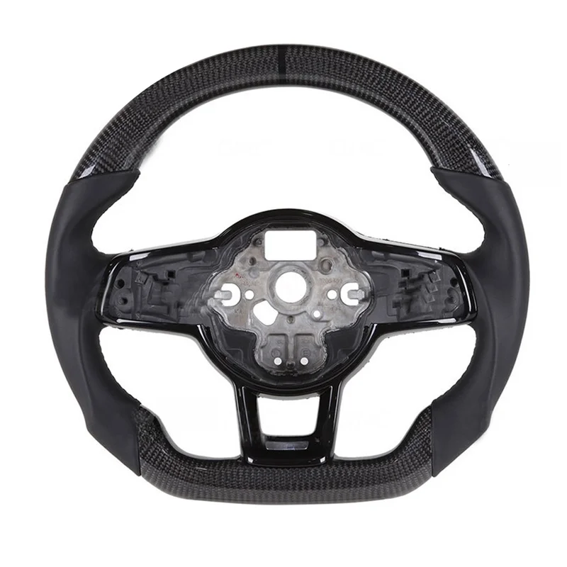 

Customize Carbon Fiber Steering Wheel for Volkswagen VW Golf 8 GTI MK70 Mk Scirocco 2014-2017 LED Steering Wheel Car Accessories