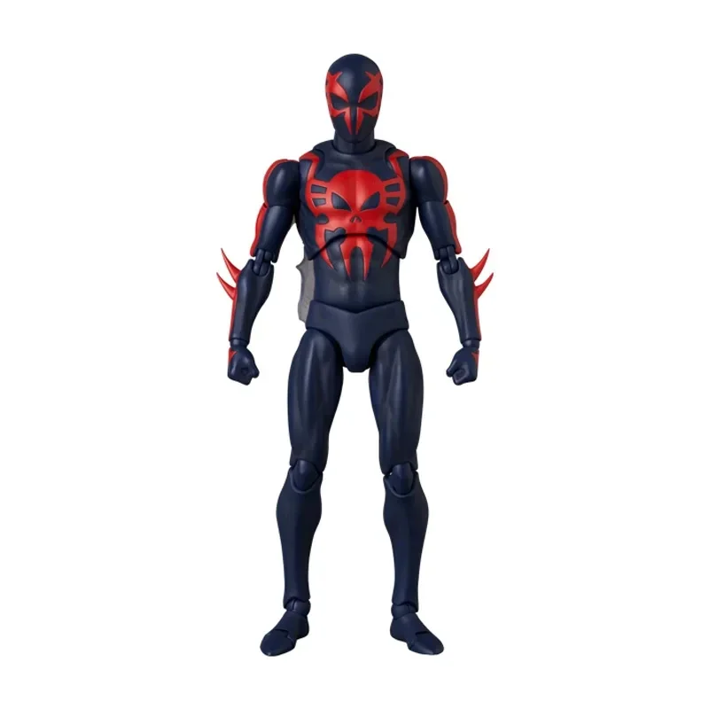 متوفر في المخزون Ko Spiderman Mafex 239 Spiderman 2099 النسخة الهزلية مجموعة أرقام أنيمي عمل نموذج لجسم ألعاب هدايا مخصصة #3