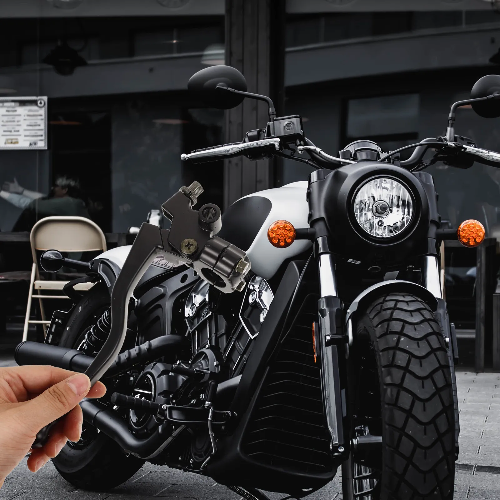 

1Set Hand Control Lever Assembly for Motorcycle Brake Clutch Handlebar Mount Enhanced Maneuverability Precision Stylish Design