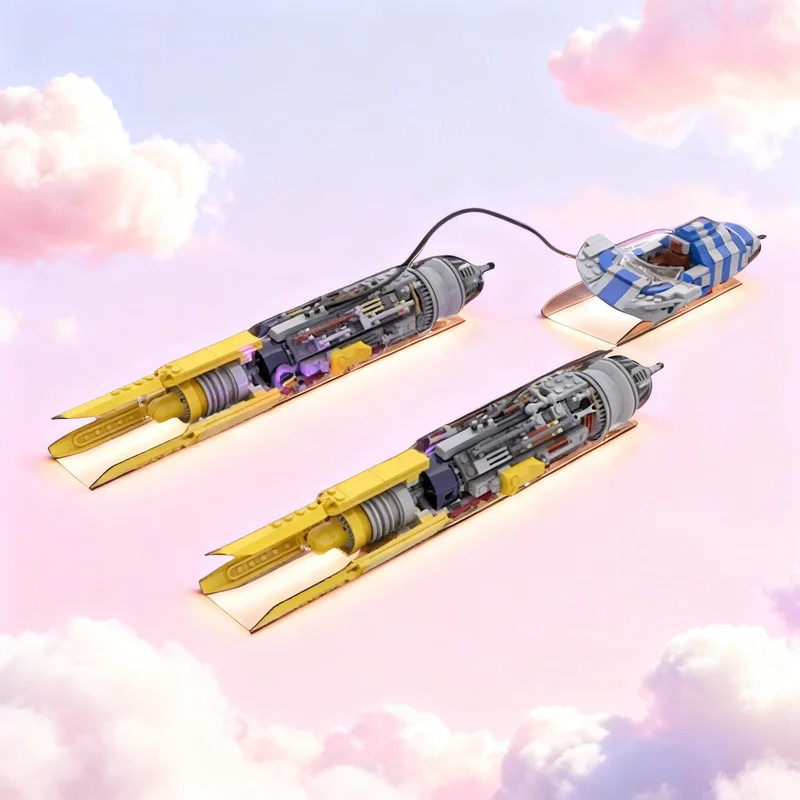 

Конструктор MOC SW Anakin S Podracer Star Battle UCS, 568 деталей, модель для сборки, игрушка-подарок, креативный коллекционный предмет для демонстрации, премиум-класс, для взрослых