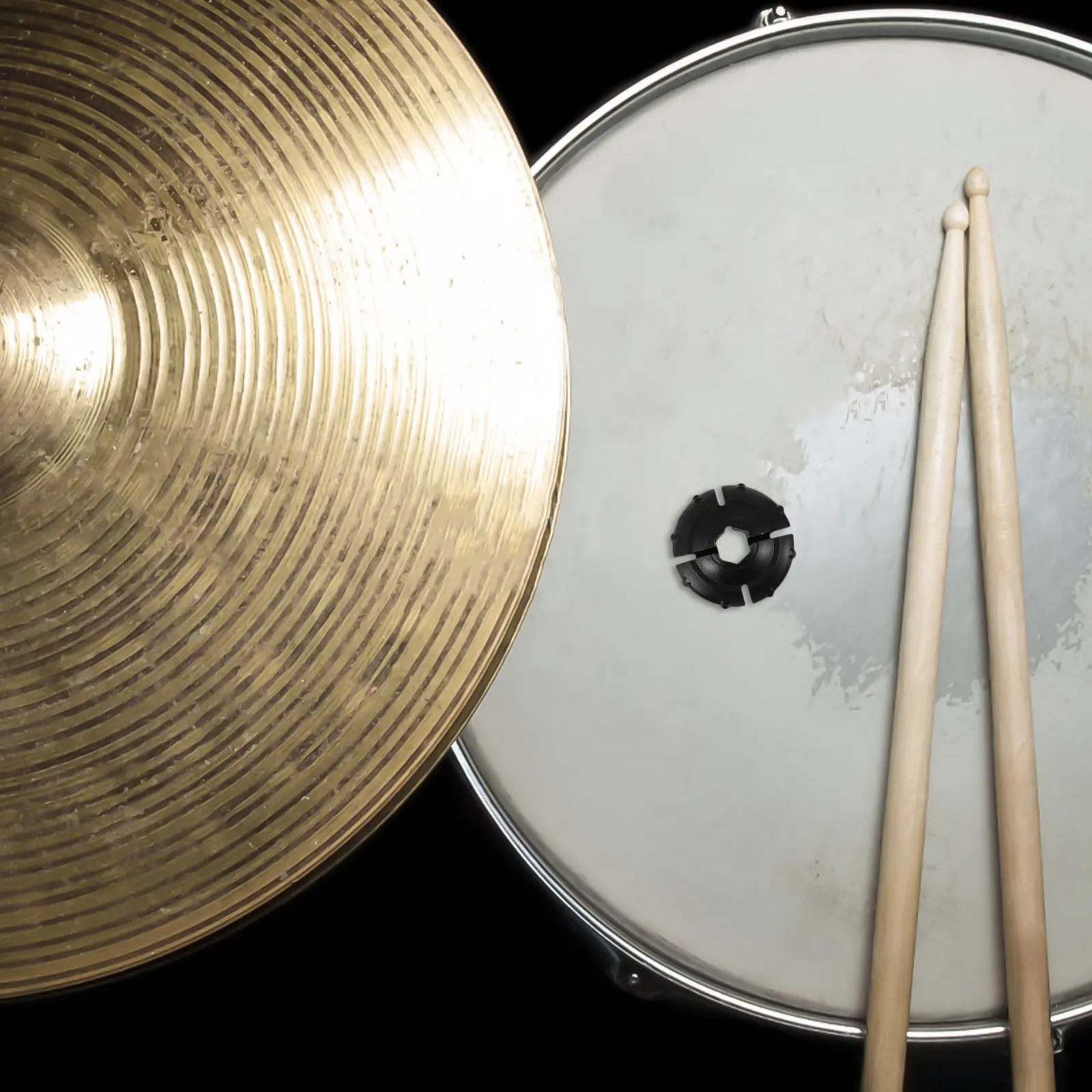 L Rod Ball Drum Mount for Drums Cymbal Stands Rubber Construction Universal Drum Hardware Percussion Mount Pole Accessory