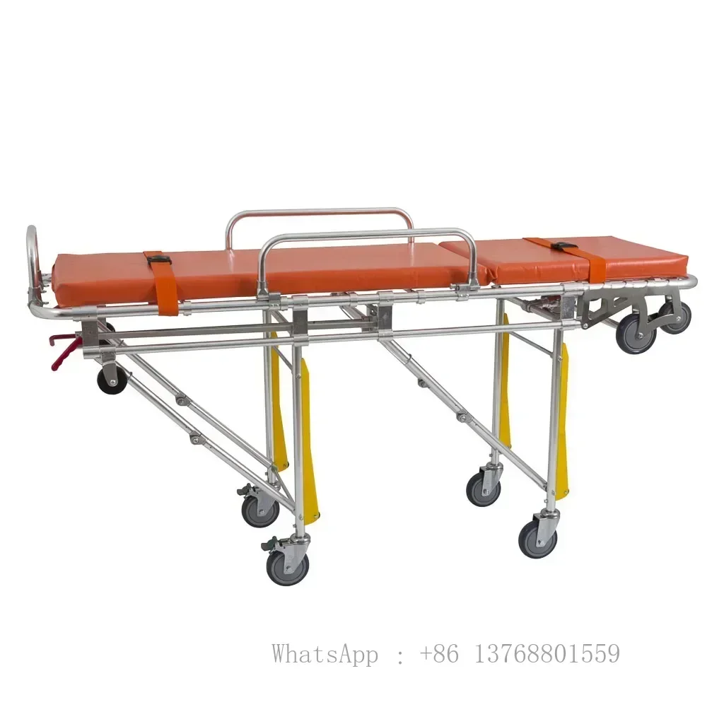 H-3A Aluminum Alloy Emergency Automatic Loading Folding Ambulance Patient Stretcher