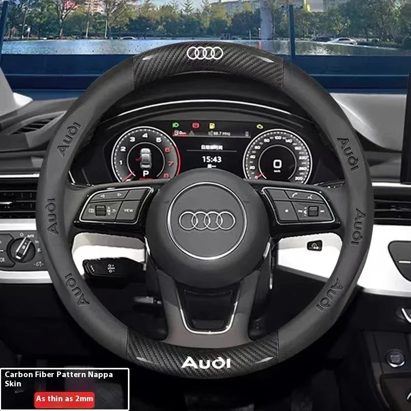 

Car Steering Wheel Cover For Audi ABT A1 A2 A3 A4 A5 A6 A7 A8 Q2 Q3 Q4 Q5 Q7 Q8 TT RS3 RS4 RS5 RS6 RS7 S3 S4 S5 S6 S7 S8 S line