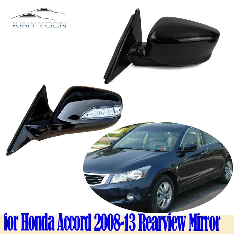 

Kinyyocn For Honda Accord 2008 09 10 11 12 2013 External mirror Rearview Mirror Rear view mirror outer side Assembly