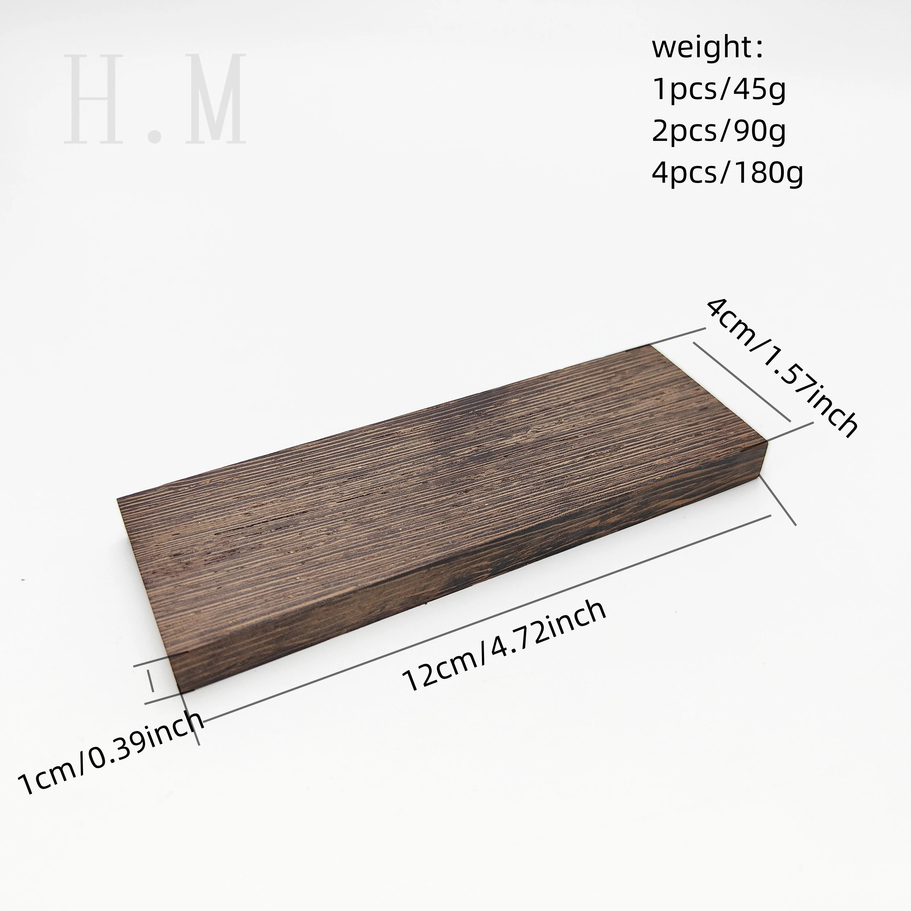 High-Quality Chicken wings Wood Ebony Wood Carving Smooth Block Crafts Resistant Musical Guitar Accessories DIY Lumber Material